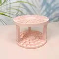 360° Rotating Makeup Organizer With Brush Holder
