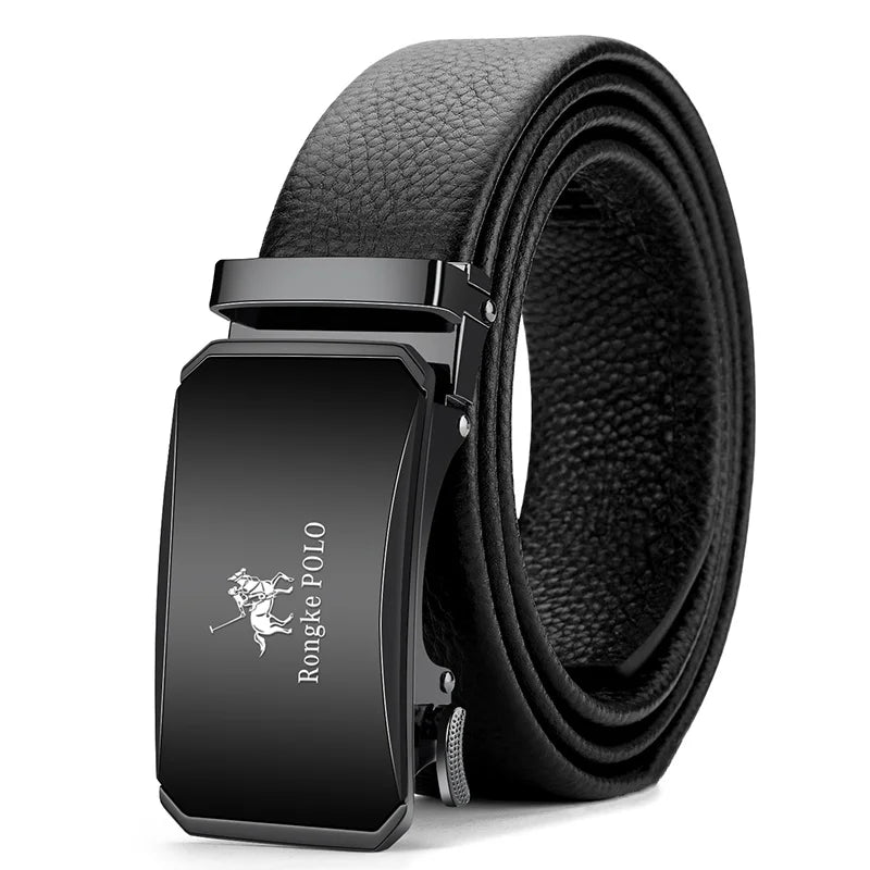 Men’s Genuine Leather Belt With Automatic Buckle