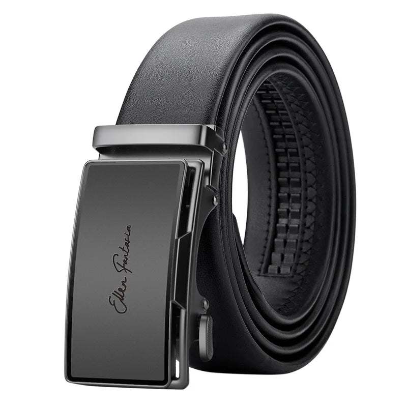 Men’s Genuine Leather Belt With Automatic Buckle