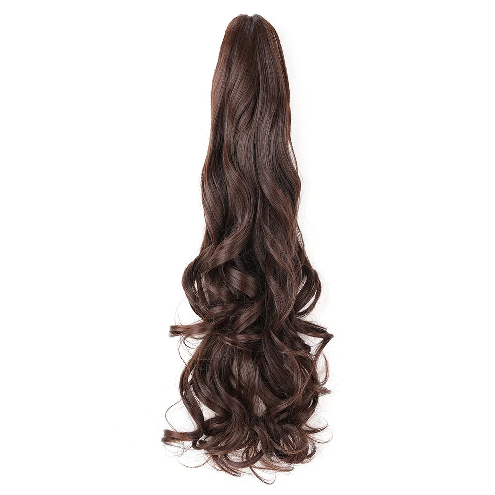 Long Wavy Clip In Ponytail Hair Extension