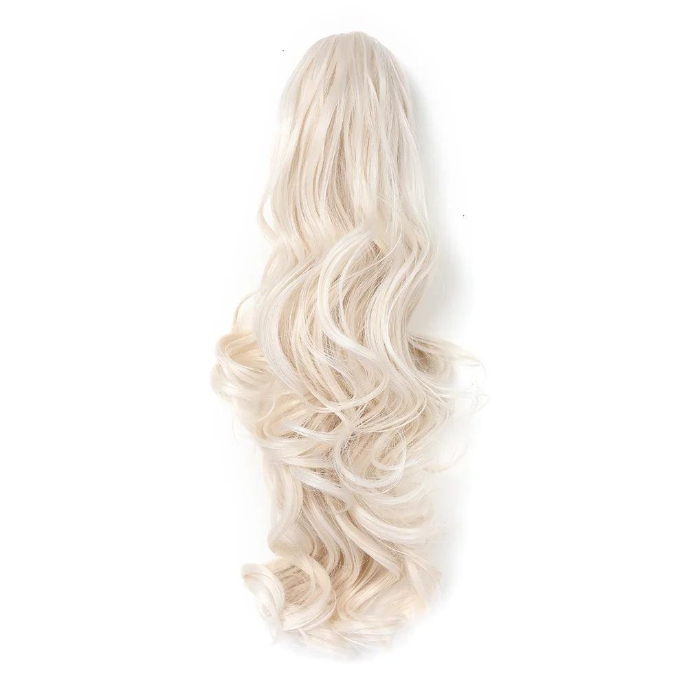 Long Wavy Clip In Ponytail Hair Extension