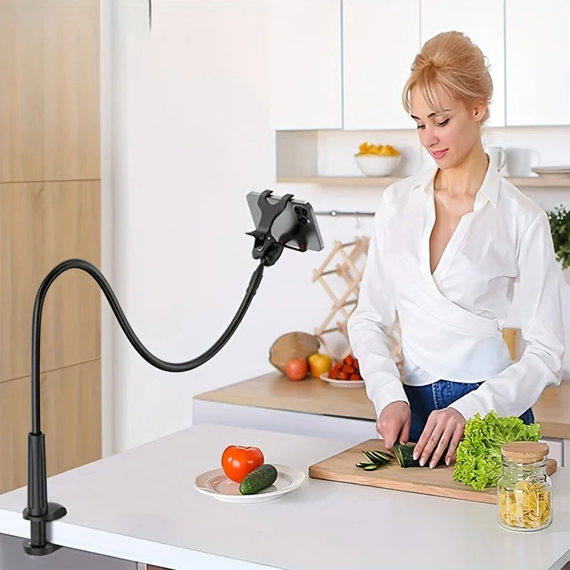 Flexible Gooseneck Mobile Phone Stand With Clamp
