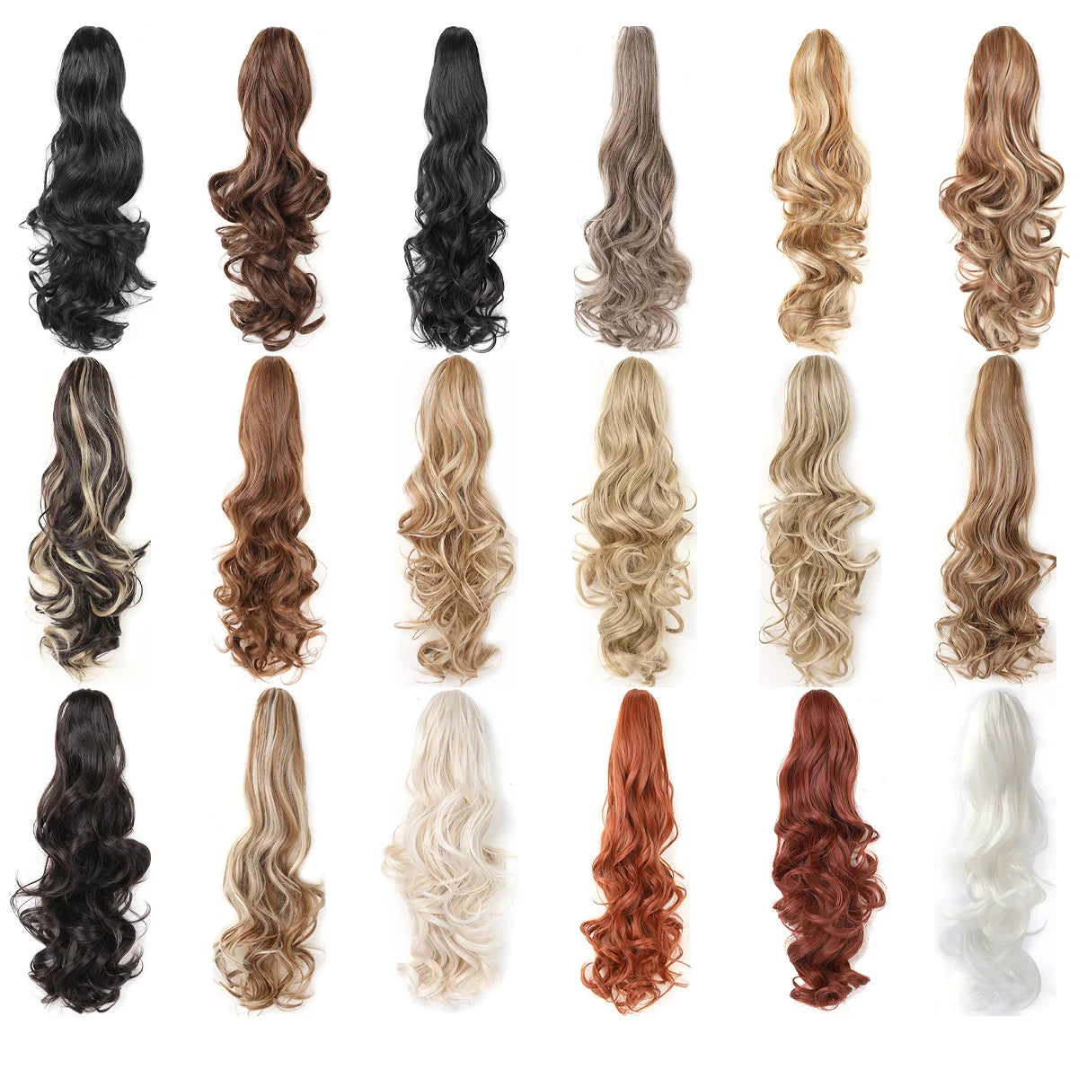 Long Wavy Clip In Ponytail Hair Extension