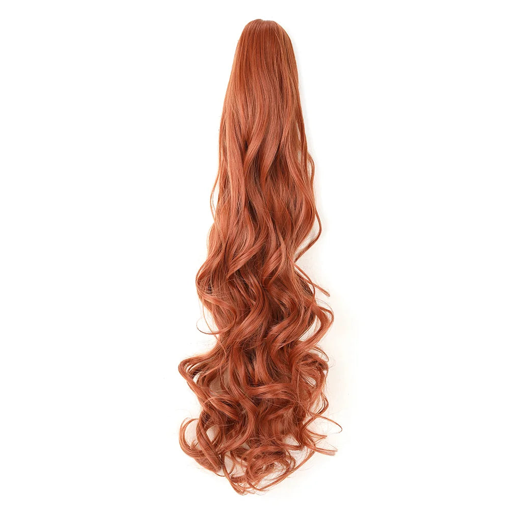 Long Wavy Clip In Ponytail Hair Extension