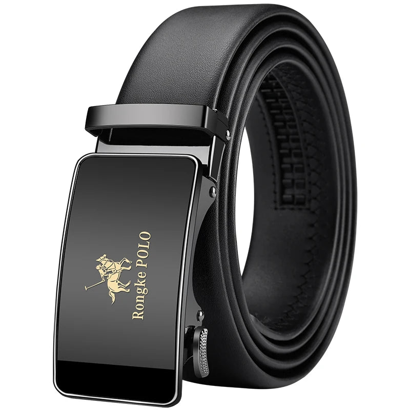 Men’s Genuine Leather Belt With Automatic Buckle