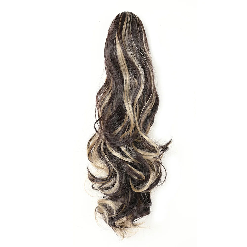 Long Wavy Clip In Ponytail Hair Extension