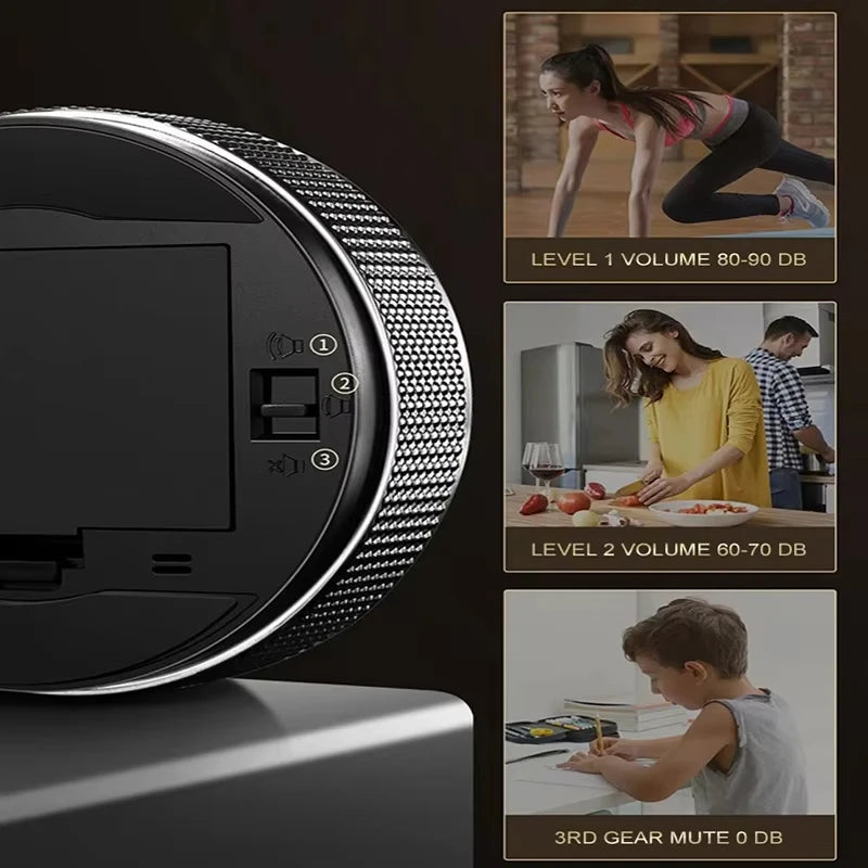 Magnetic Rotary Kitchen Timer With Digital Display
