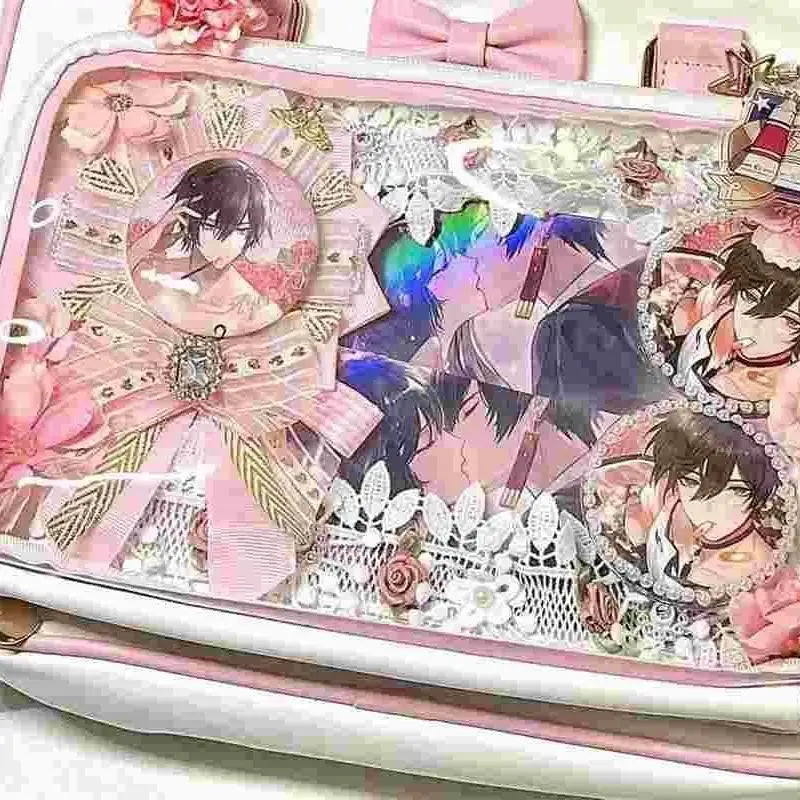 Women’s Cute Bow Transparent Crossbody Shoulder Bag