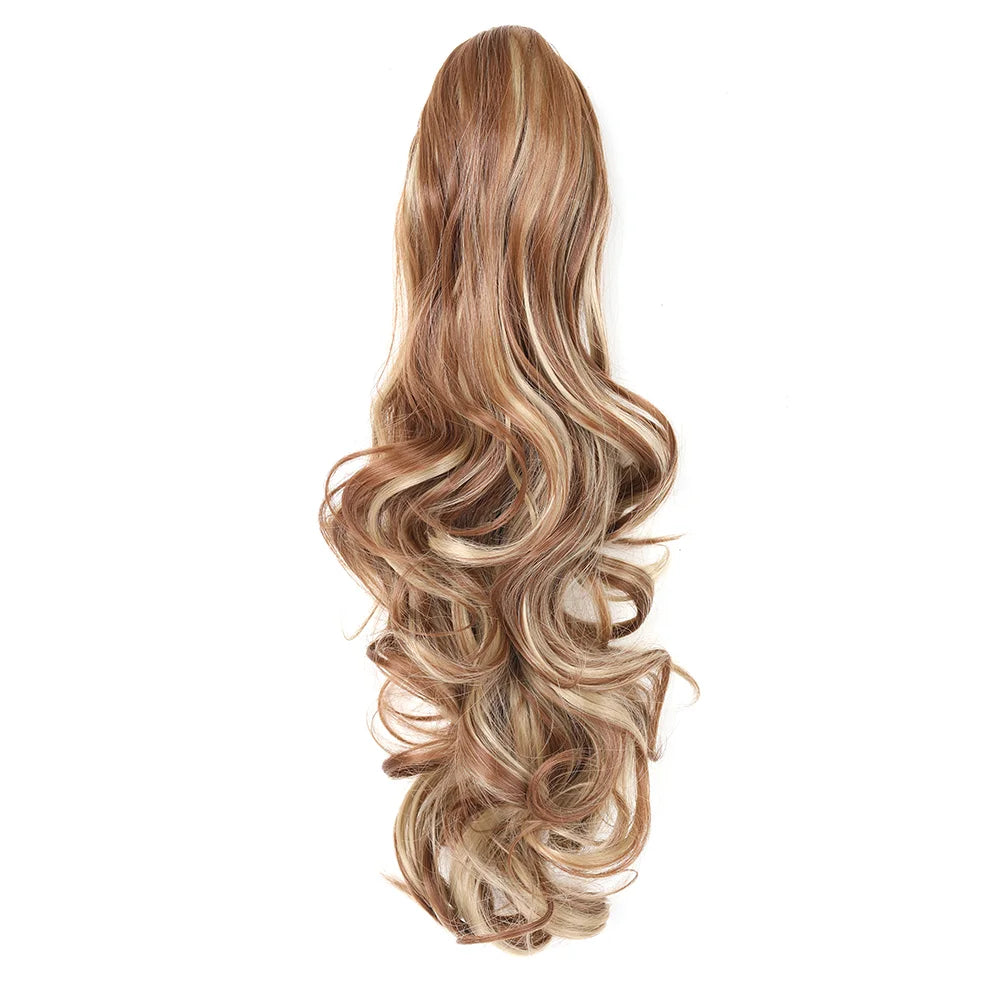 Long Wavy Clip In Ponytail Hair Extension