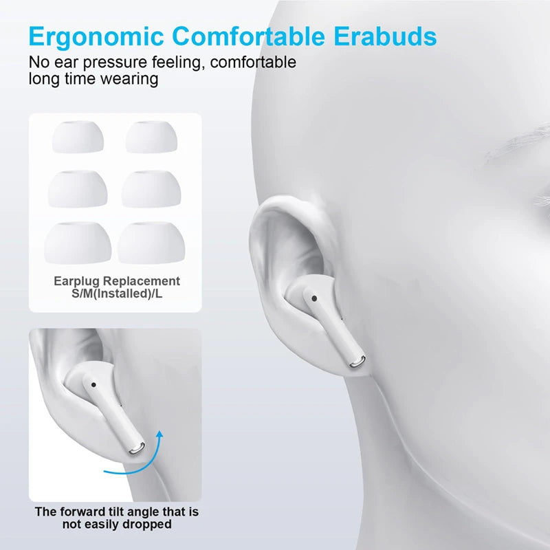 Bluetooth 5.3 Wireless Earbuds With 3D Stereo Sound