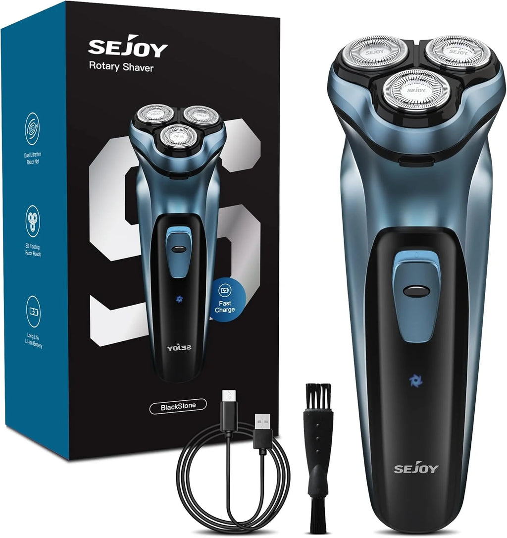 Men’s Electric Rotary Shaver With Trimmer And USB