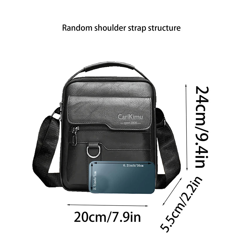Minimalist PU Crossbody Shoulder Bag For Daily Commuting