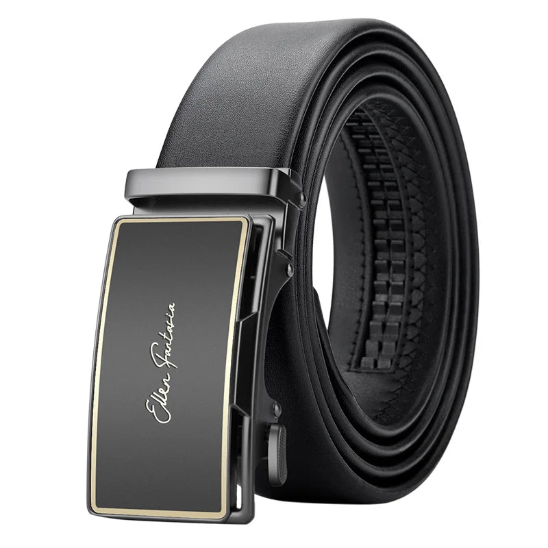 Men’s Genuine Leather Belt With Automatic Buckle