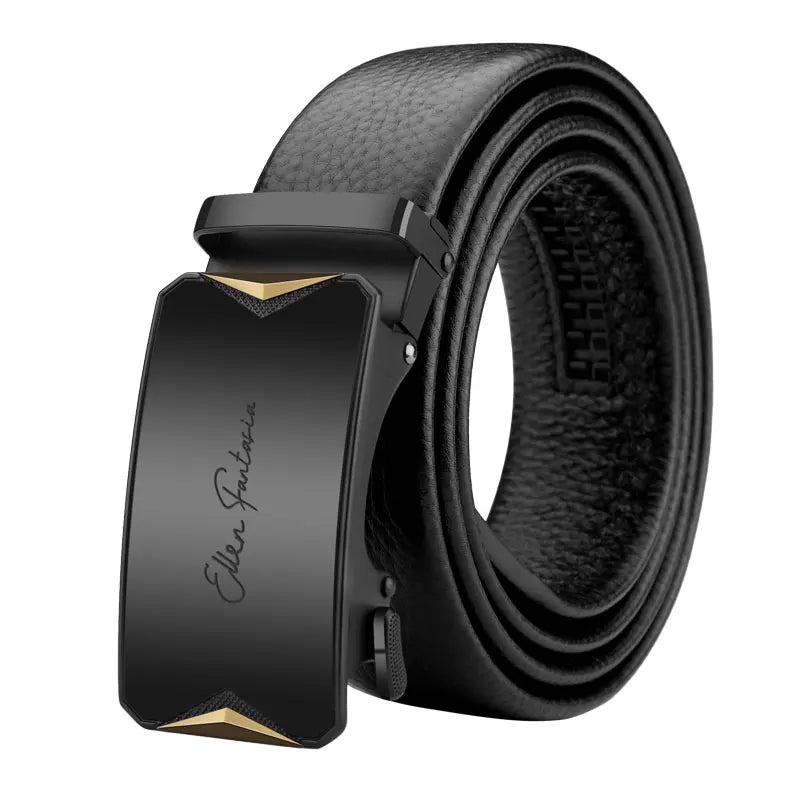 Men’s Genuine Leather Belt With Automatic Buckle