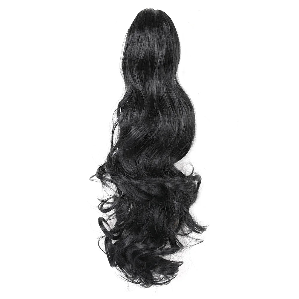 Long Wavy Clip In Ponytail Hair Extension