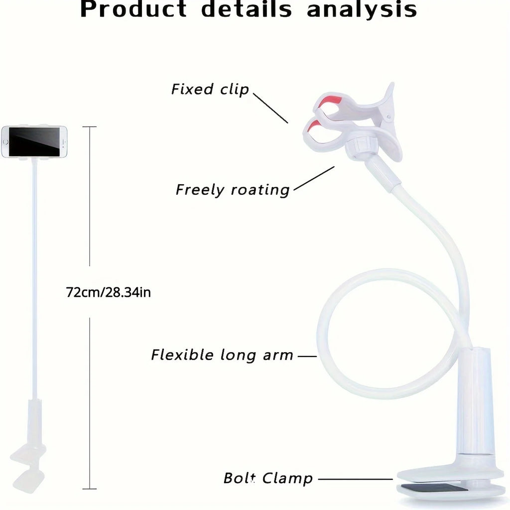 Flexible Gooseneck Mobile Phone Stand With Clamp