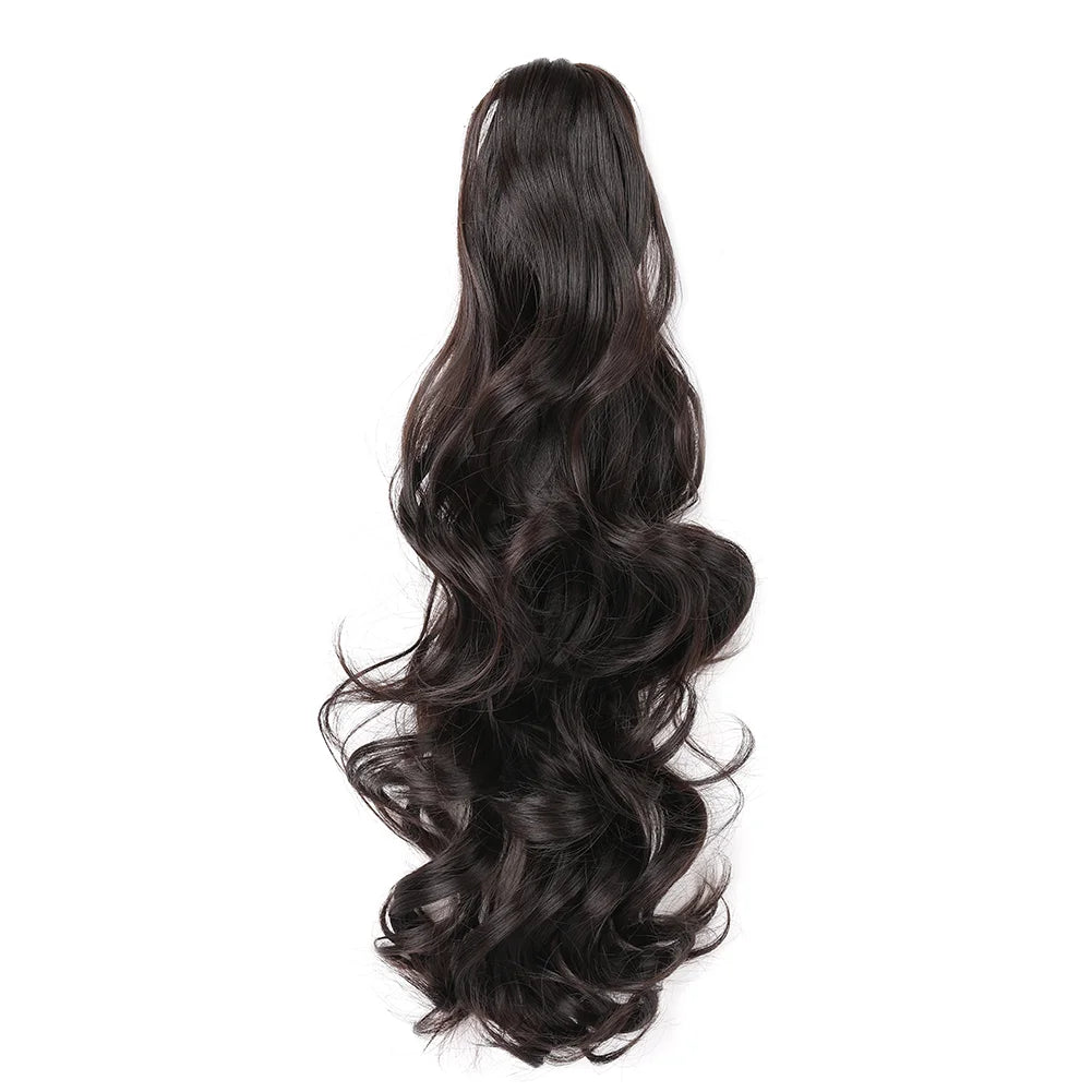 Long Wavy Clip In Ponytail Hair Extension