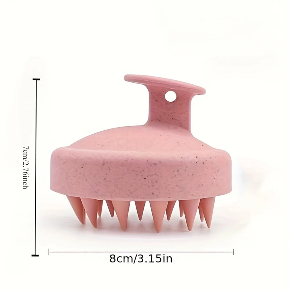 Silicone Scalp Massager Shampoo Brush For Hair Care