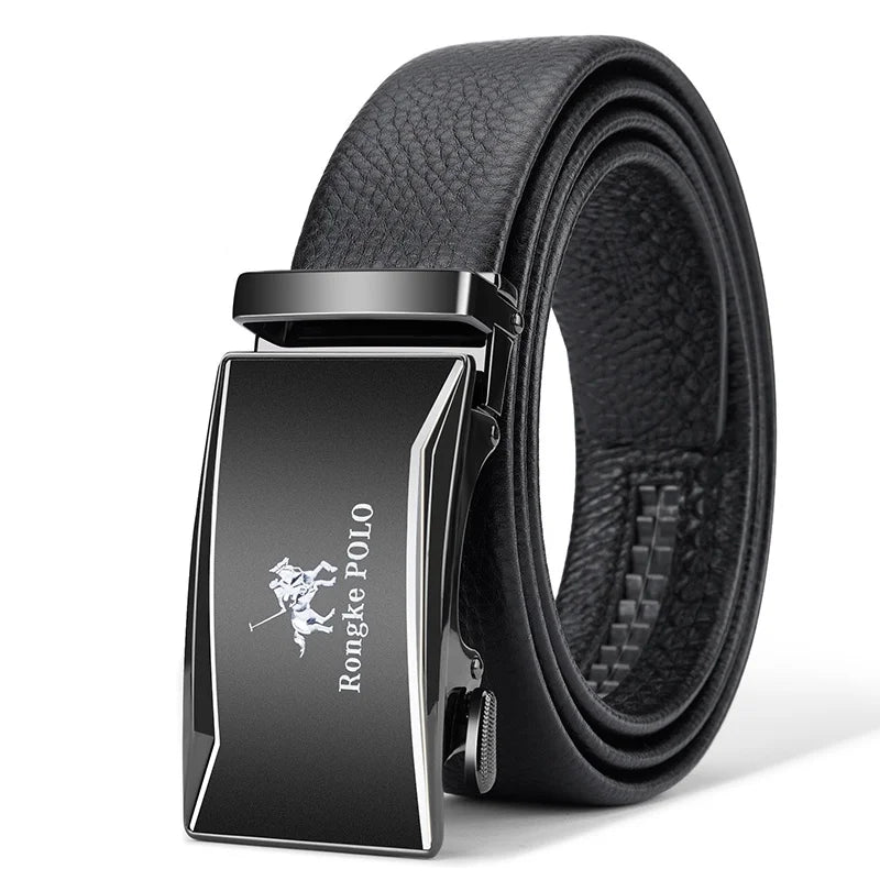 Men’s Genuine Leather Belt With Automatic Buckle