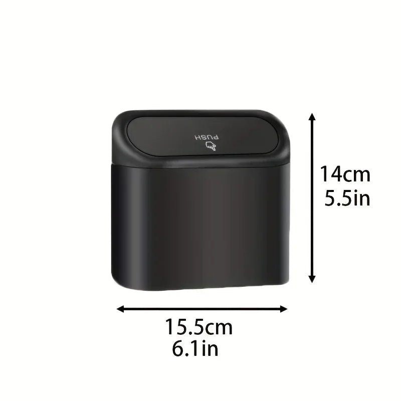 Compact Car Trash Bin With Garbage Bags