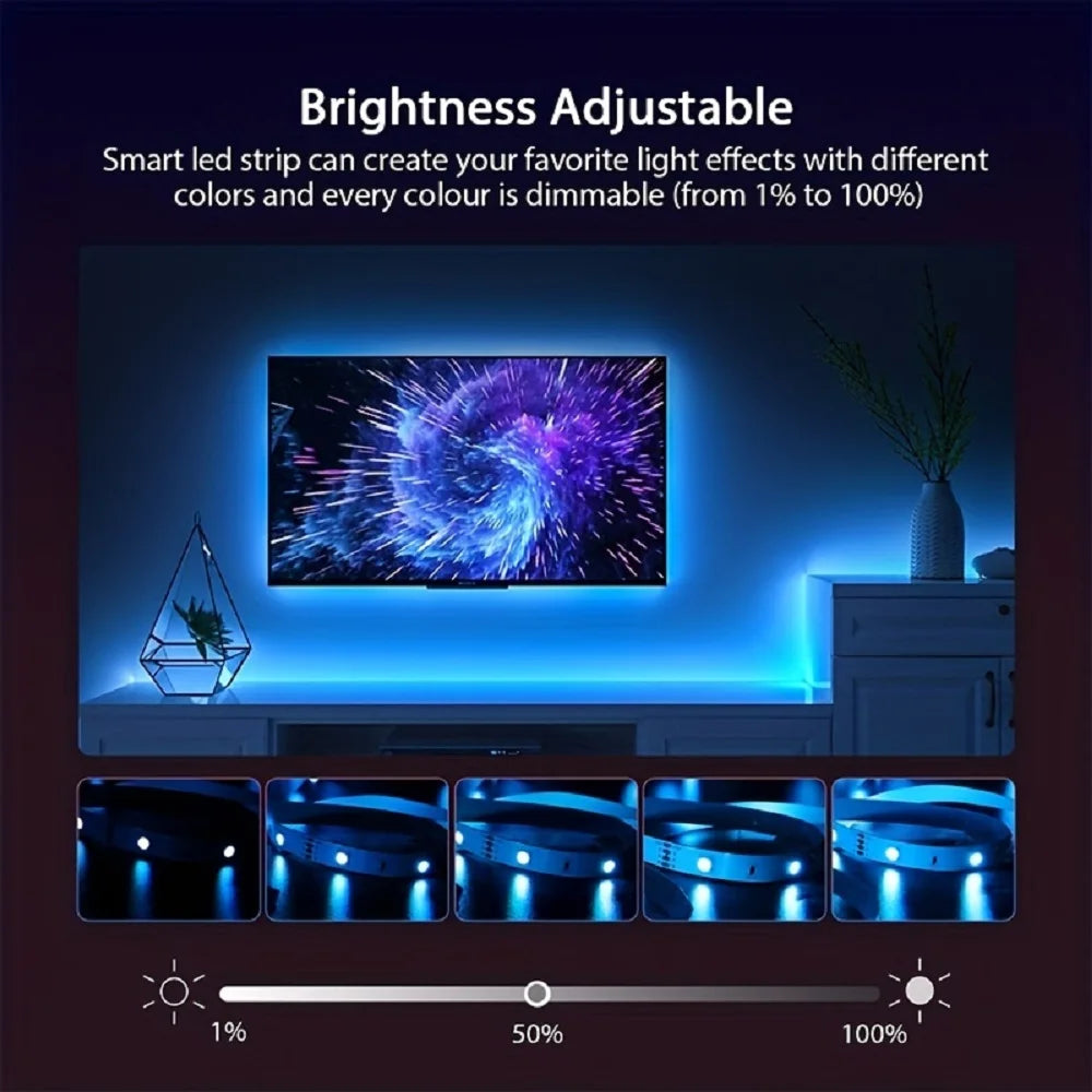 RGB USB LED Strip Lights With Remote Control