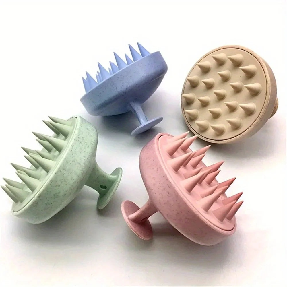 Silicone Scalp Massager Shampoo Brush For Hair Care