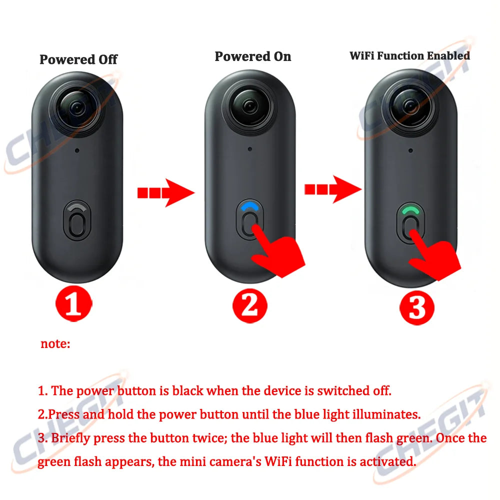Portable Mini 4K Waterproof Action Camera With Magnetic Clip
