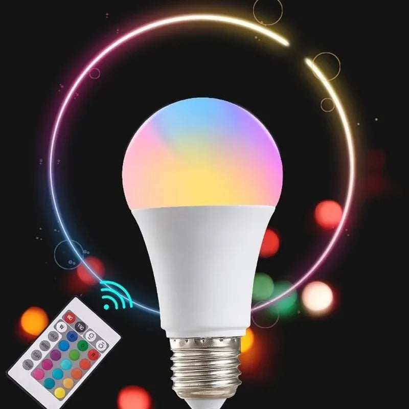 16 Color RGB LED Bulb With Remote Control