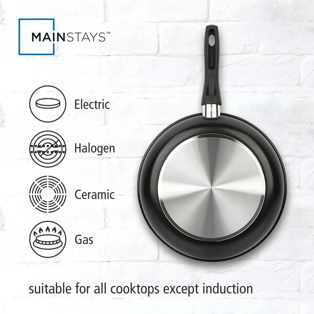 Premium 3-Piece Nonstick Skillet Set For Everyday Cooking