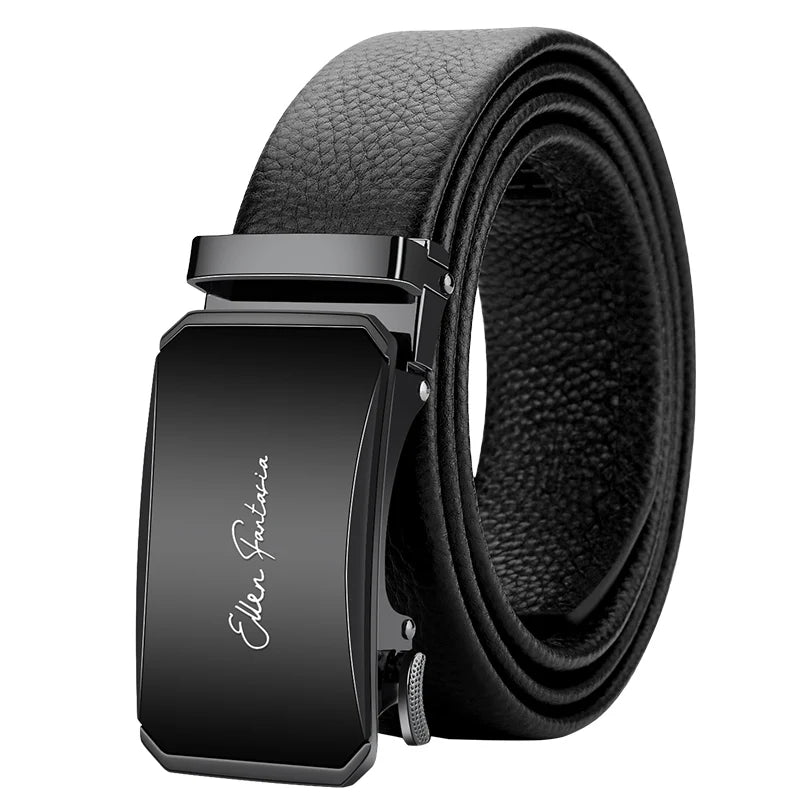 Men’s Genuine Leather Belt With Automatic Buckle