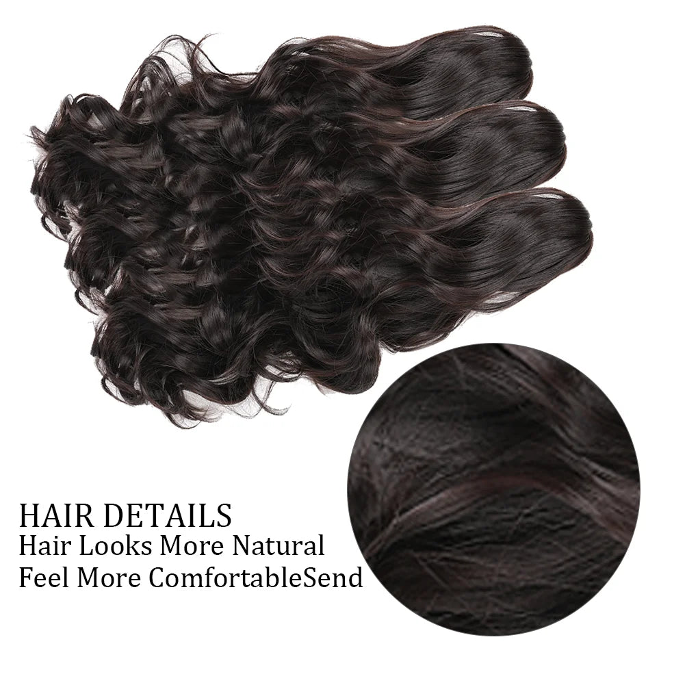 Long Wavy Clip In Ponytail Hair Extension