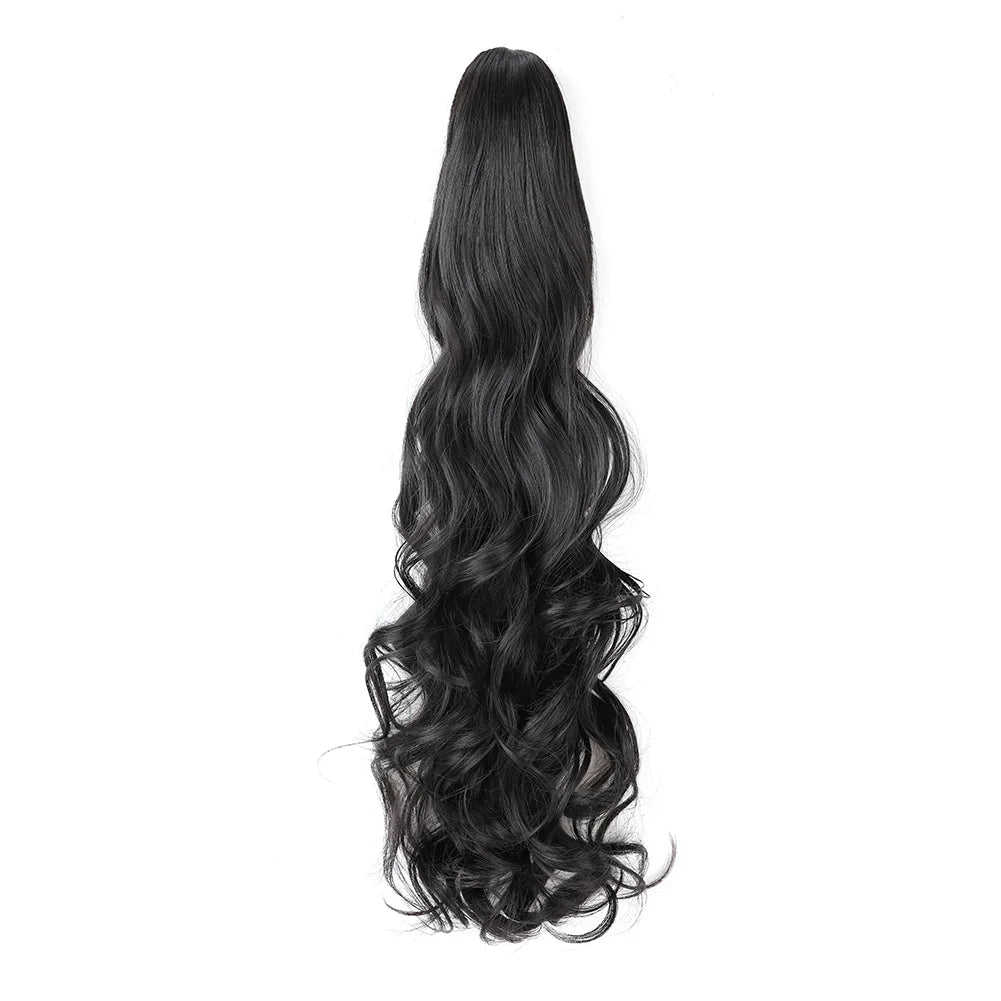 Long Wavy Clip In Ponytail Hair Extension