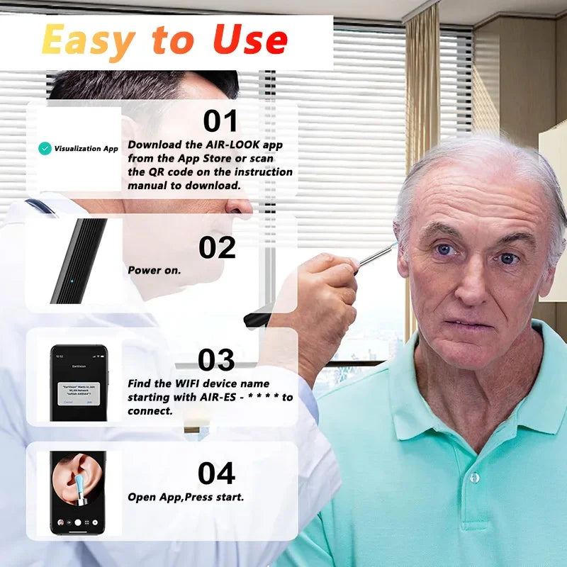 Smart Visual Ear Wax Cleaner With Camera